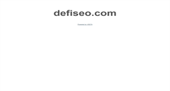 Desktop Screenshot of defiseo.com