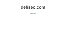 Tablet Screenshot of defiseo.com